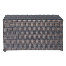 Load image into Gallery viewer, Outdoor Wicker Sectional With Weather Resistant Cushions And Table