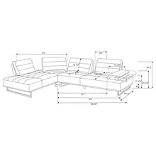 Load image into Gallery viewer, Harnal - L-Shape Sectional Adjustable Back Comfort Focused Sofa - Taupe