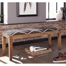 Load image into Gallery viewer, Upholstered Bench - Black