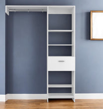 Load image into Gallery viewer, 59" Manufactured Wood Closet System - White
