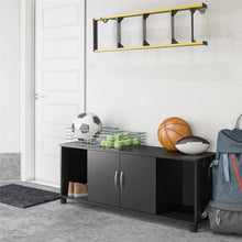 Load image into Gallery viewer, Lory - Shoe Storage Bench - Black