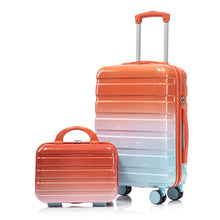Load image into Gallery viewer, Luggage Set 14" / 20" With Combination Lock And Cosmetic Case