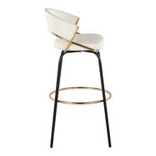 Load image into Gallery viewer, Jie - Fixed Height Contemporary Barstool With Swivel Round Footrest (Set of 2)