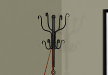 Load image into Gallery viewer, Coat Rack, Hall Tree, Free Standing, 8 Hooks, Entryway, Transitional - Black