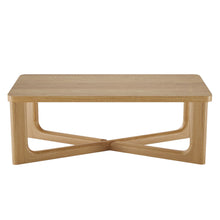 Load image into Gallery viewer, 50" Solid Wood Cross Legs Coffee Table - Natural