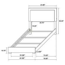 Load image into Gallery viewer, Jeremiah - LED Panel Bed With Touch Controlled Lighting