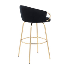 Load image into Gallery viewer, Claire - Contemporary / Glam Fixed Height Bar Stool (Set of 2) Round Footrest (Set of 2)