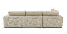 Load image into Gallery viewer, Italian Leather Reclining L-Shaped 2 Piece Corner Sectional - Beige