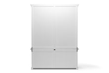 Load image into Gallery viewer, 65" Solid Wood Frame Dining Hutch With Fourteen Shelves - White