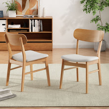 Load image into Gallery viewer, Dining Chairs With Cushioned Seat (Set of 2)