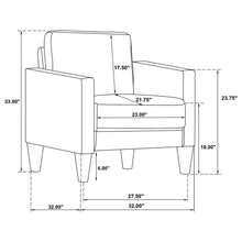 Load image into Gallery viewer, Farallone -Track Arm Accent Chair