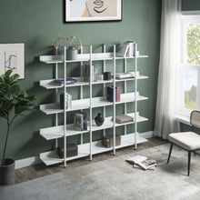 Load image into Gallery viewer, Vintage Industrial 5 Tier Bookcase
