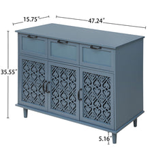 Load image into Gallery viewer, 3 Door 3 Drawer Elegant Cabinet