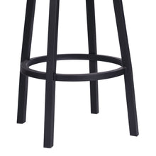 Load image into Gallery viewer, 39.5" Swivel Counter Height Bar Chair - Black