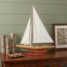 Load image into Gallery viewer, Hand Painted Model Boat (624666) - Light Brown / White