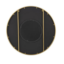Load image into Gallery viewer, 32" Round Framed Accent Mirror - Black / Gold
