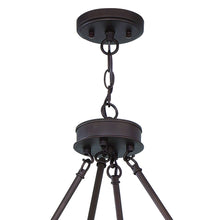 Load image into Gallery viewer, Candle Style Twelve Light Metal Dimmable Chandelier - Bronze