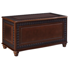 Load image into Gallery viewer, Ornate - Deep Flip Open Storage Cedar Chest With Cedar Lining - Brown