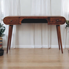 Load image into Gallery viewer, London - Arch Writing Desk - Dark Brown
