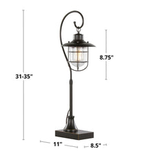 Load image into Gallery viewer, Landen - Contemporary Task Lamp (Set of 2) - Oil Rubbed Bronze / Clear