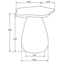 Load image into Gallery viewer, Trevor - Side Table With Cloud Shaped Top