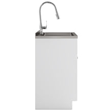 Load image into Gallery viewer, Beckham - Laundry Cabinet & Faucet And Stainless Steel Sink