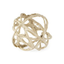 Load image into Gallery viewer, Mache Decorative Orb - Beige