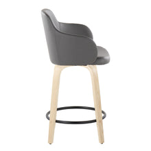 Load image into Gallery viewer, Boyne - Contemporary Fixed Height Counter Stool With Swivel (Set of 2) Round Footrest