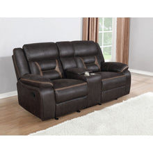 Load image into Gallery viewer, Brazelton - Glider Loveseat With Console