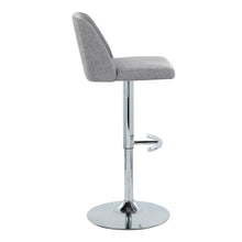 Load image into Gallery viewer, Toriano - Contemporary Adjustable Barstool With Swivel & Rounded T Footrest (Set of 2)