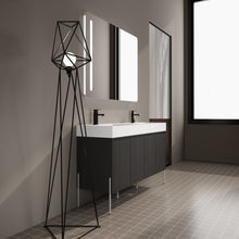 Load image into Gallery viewer, Freestanding Bathroom Vanity With Resin Sink And Storage Cabinet