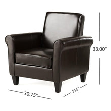 Load image into Gallery viewer, Hollister - Club Chair With Birch Legs - Brown