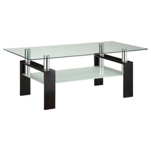 Load image into Gallery viewer, Moriah - 1 Shelf Rectangular Coffee Table - Black