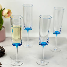 Load image into Gallery viewer, Oval Halo - Acrylic Champagne Flutes (Set of 4)
