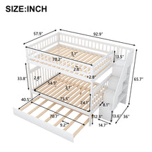 Load image into Gallery viewer, Bunk Bed With Staircase