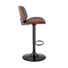 Load image into Gallery viewer, 43" Swivel Adjustable Height Bar Chair - Black