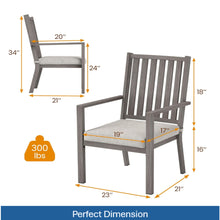 Load image into Gallery viewer, Patio Dining Chairs With Thick Cushions