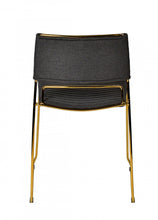 Load image into Gallery viewer, Fabric Dining Chairs (Set of 2) - Gray / Gold