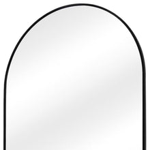 Load image into Gallery viewer, 38" Metal Arch Framed Accent Mirror - Black
