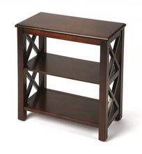 Load image into Gallery viewer, Two Tier Standard Bookcase - Dark Brown
