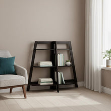Load image into Gallery viewer, Particle Board Six Tier Etagere Bookcase - Espresso