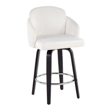 Load image into Gallery viewer, Dahlia - Contemporary Counter Stool Round Footrest (Set of 2)