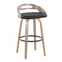 Load image into Gallery viewer, Cassis - Mid Century Modern Fixed Height Barstool With Swivel With Round Footrest (Set of 2)