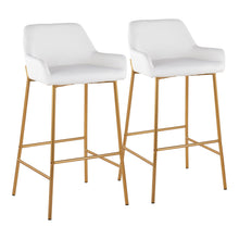 Load image into Gallery viewer, Daniella - Stylish Contemporary Glam Fixed Height Bar Stool (Set of 2)