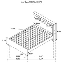 Load image into Gallery viewer, Ardino - California King Bed With Bookcase Headboard - Cappuccino