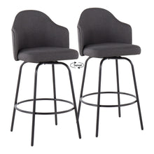 Load image into Gallery viewer, Ahoy - Contemporary Fixed Height Counter Stool (Set of 2)