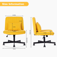Load image into Gallery viewer, Criss Cross Office Chair With Adjustable Height, Ergonomic Design