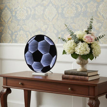 Load image into Gallery viewer, Plastic Soccer Tabletop Sculpture With LED - Brown