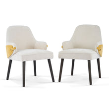 Load image into Gallery viewer, Indoor Dining Chair (Set of 2) With Sturdy Frame - Beige / Yellow