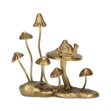 Load image into Gallery viewer, Mushrooms Tabletop Sculpture - Gold